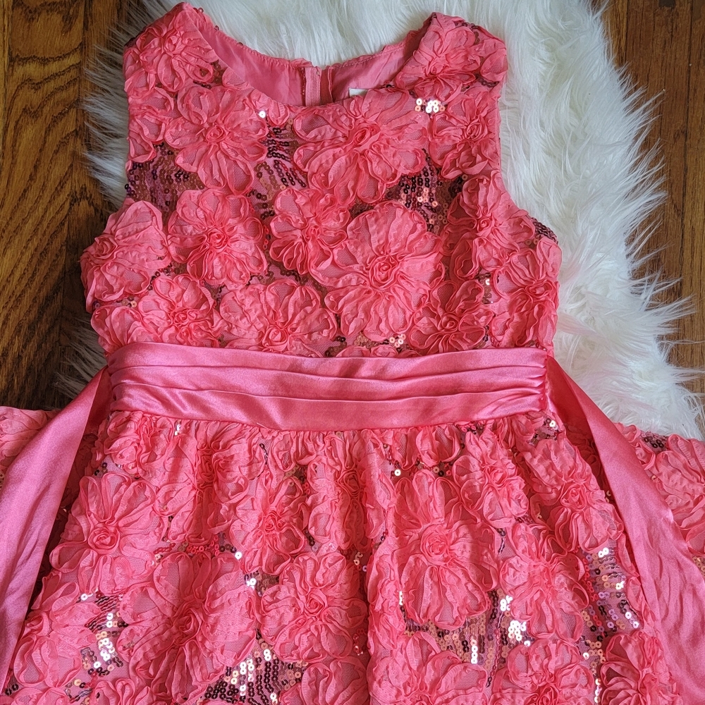 Girls pink dress